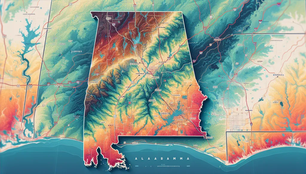 map of alabama nicknames