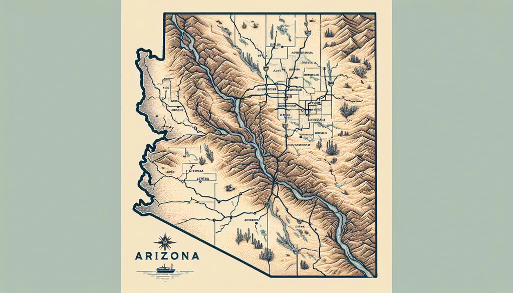 map of arizona nicknames