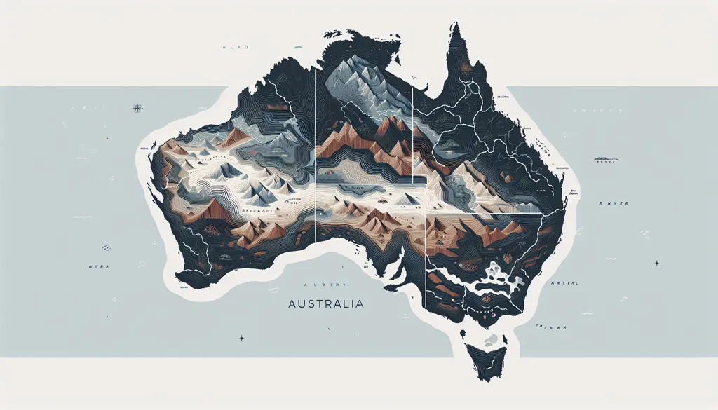 map of australia nicknames