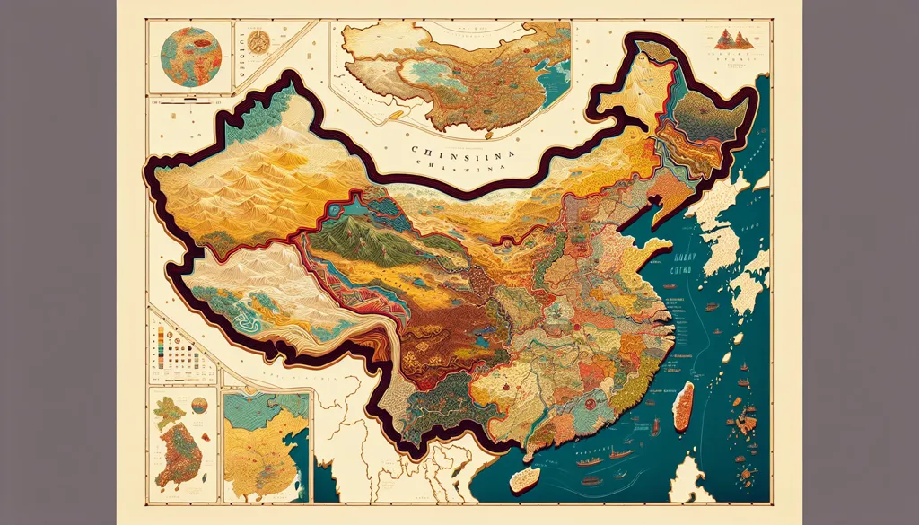 map of china nicknames