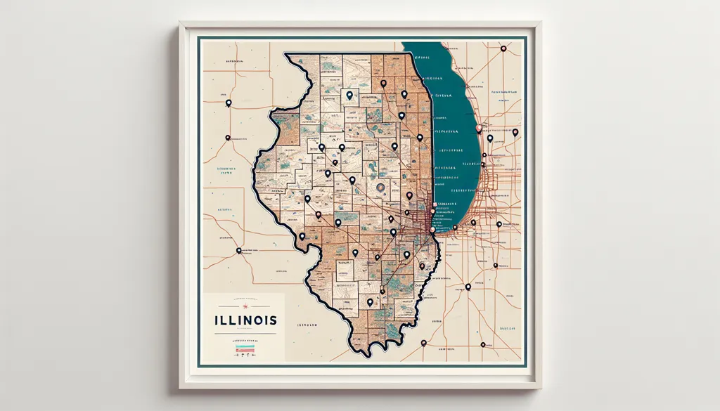 map of illinois nicknames