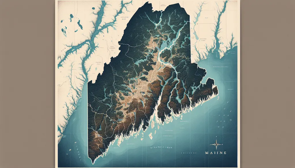 map of maine nicknames