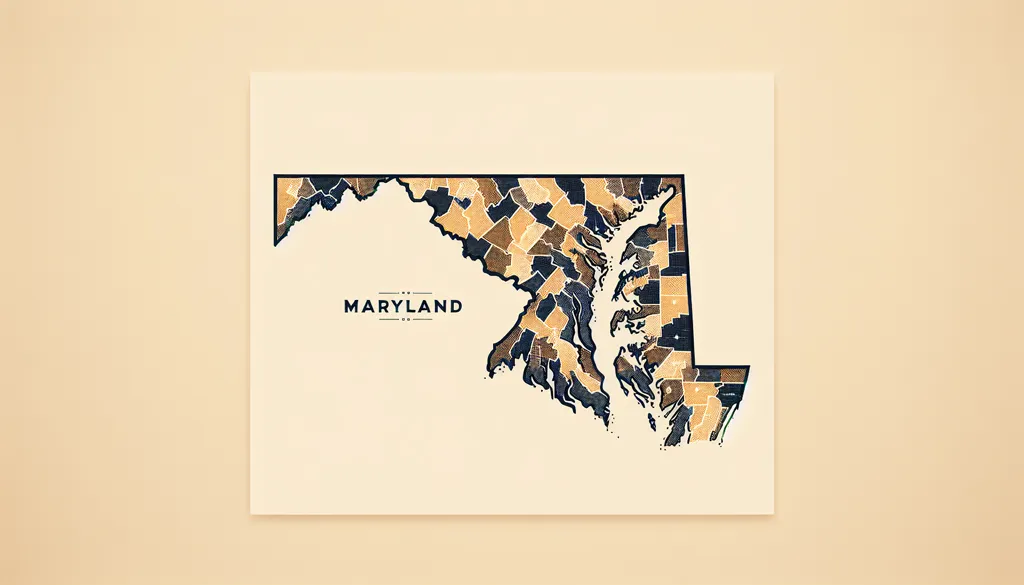 map of maryland nicknames