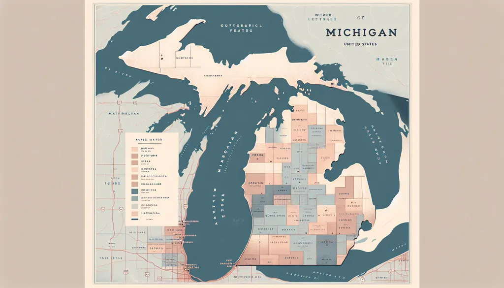 map of michigan nicknames