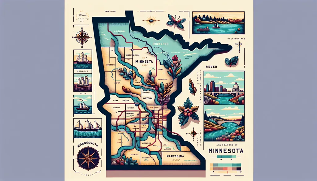 map of minnesota nicknames