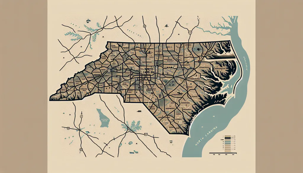 map of north carolina nicknames