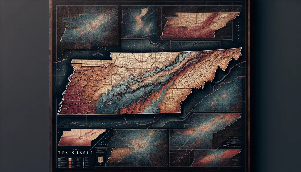 map of tennessee nicknames