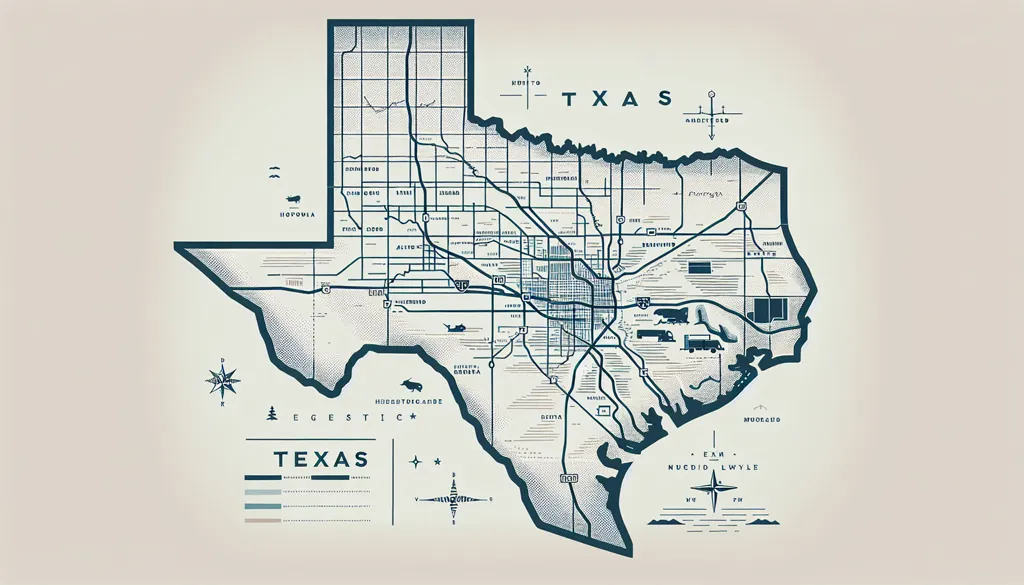 map of texas nicknames